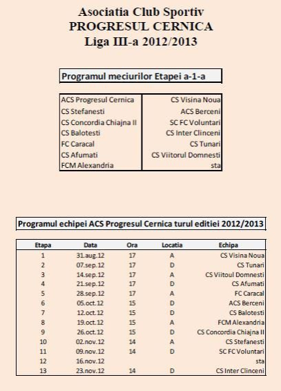 Program-meciuri-progesul-cernica-Liga-III-2012-2013