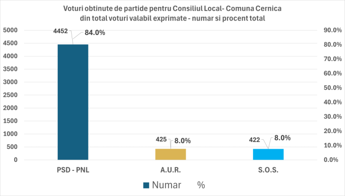 alegeri consiliul lcoal cernica iunie 2024