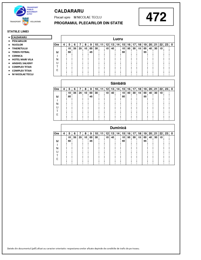 caldarau nicolae teclu metrou cernica nucuresti 406 472 1