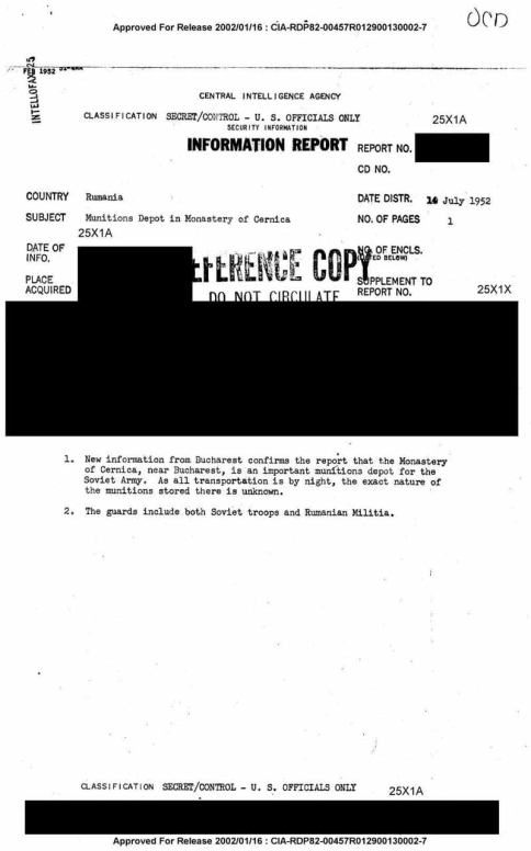 cia depozit munitii manastirea cernica